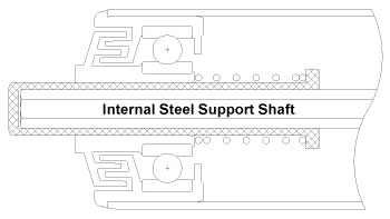 Drawing of Urethane Shaft Adapter